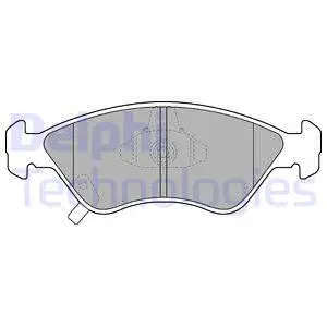 Brake Pad Set, disc brake (LP1303)