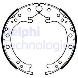 Brake Shoe Set, parking brake (LS2034)