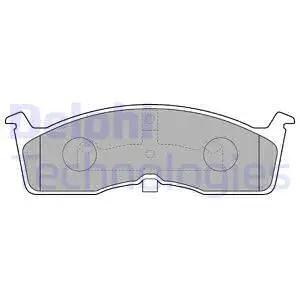 Brake Pad Set, disc brake (LP1532)