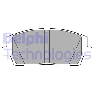 Brake Pad Set, disc brake (LP3552)