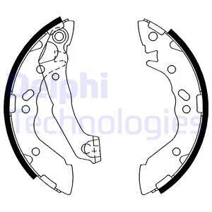 Brake Shoe Set (LS1891)