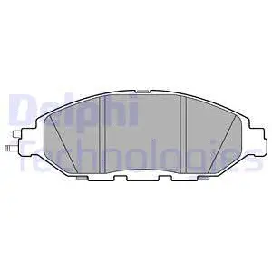 Brake Pad Set, disc brake (LP3278)
