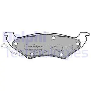 Brake Pad Set, disc brake (LP1156)