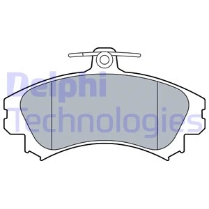 Brake Pad Set, disc brake (LP3533)