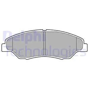 Brake Pad Set, disc brake (LP1634)