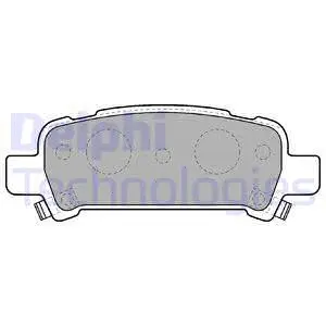 Brake Pad Set, disc brake (LP1509)