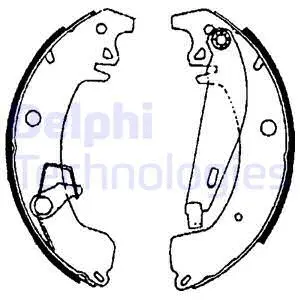 Brake Shoe Set (LS1606)