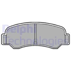 Brake Pad Set, disc brake (LP612)