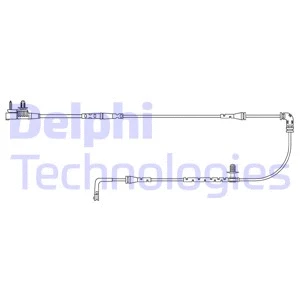 Warning Contact, brake pad wear (LZ0319)