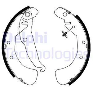 Brake Shoe Set (LS1829)