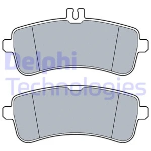 Brake Pad Set, disc brake (LP3542)