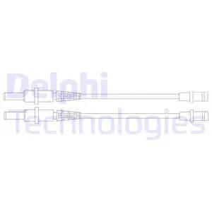 Warning Contact, brake pad wear (LZ0161)