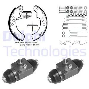 Brake Shoe Set (796)