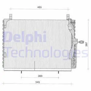 Condenser, air conditioning (TSP0225039)