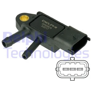 Sensor, exhaust pressure (DPS00018)