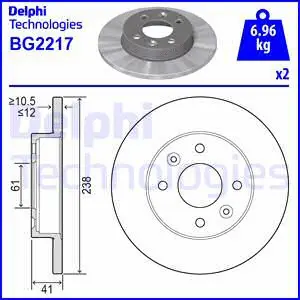 Brake Disc (BG2217)