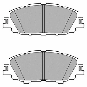 Brake Pad Set, disc brake (LP3647)