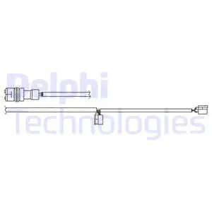 Warning Contact, brake pad wear (LZ0265)