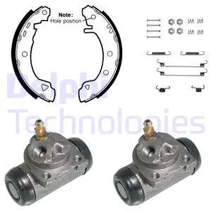 Brake Shoe Set (KP751)