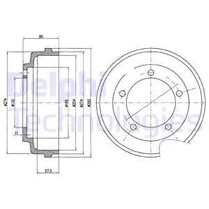 Brake Drum (BF479)