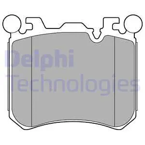 Brake Pad Set, disc brake (LP2287)