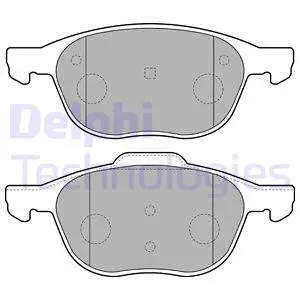 Brake Pad Set, disc brake (LP1869)