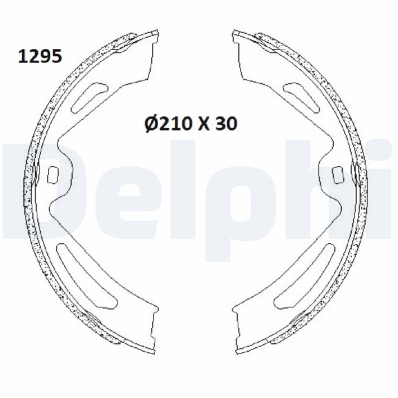 Brake Shoe Set, parking brake (LS2179)
