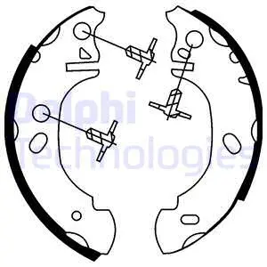 Brake Shoe Set (LS1631)
