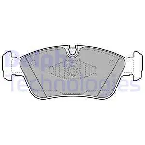 Brake Pad Set, disc brake (LP1925)