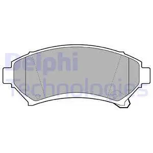 Brake Pad Set, disc brake (LP1609)