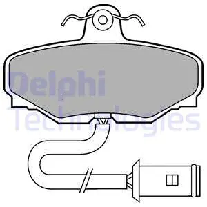 Brake Pad Set, disc brake (LP430)