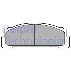 Brake Pad Set, disc brake (LP37)