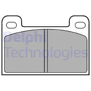 Brake Pad Set, disc brake (LP537)