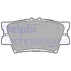 Brake Pad Set, disc brake (LP2004)