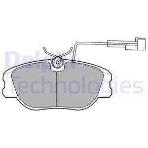 Brake Pad Set, disc brake (LP875)
