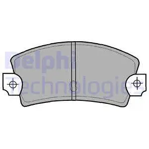 Brake Pad Set, disc brake (LP464)