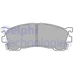 Brake Pad Set, disc brake (LP1518)