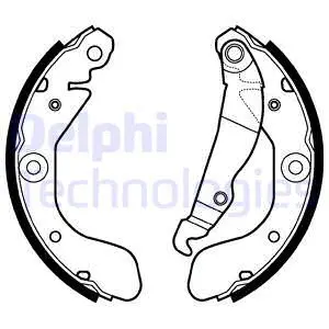 Brake Shoe Set (LS2114)