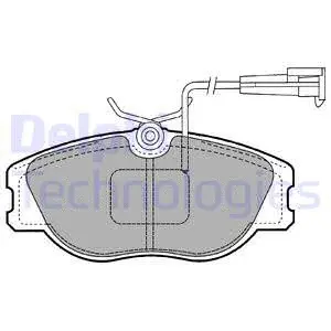 Brake Pad Set, disc brake (LP1400)
