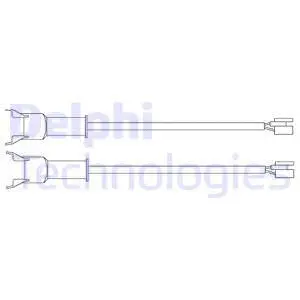 Warning Contact, brake pad wear (LZ0121)