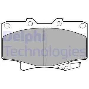 Brake Pad Set, disc brake (LP962)