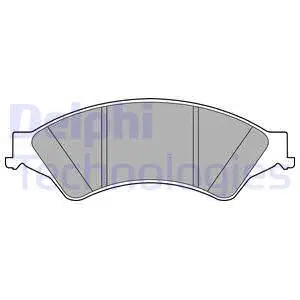 Brake Pad Set, disc brake (LP2484)