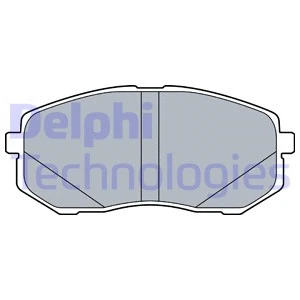 Brake Pad Set, disc brake (LP3538)
