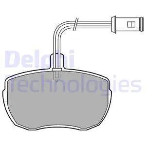Brake Pad Set, disc brake (LP472)