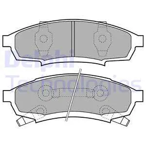 Brake Pad Set, disc brake (LP895)