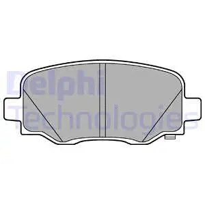 Brake Pad Set, disc brake (LP3194)