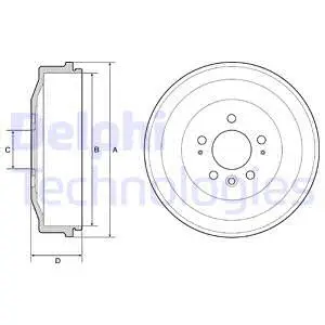 Brake Drum (BF558)