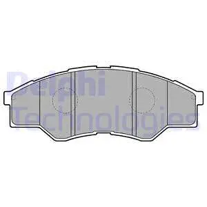 Brake Pad Set, disc brake (LP2060)