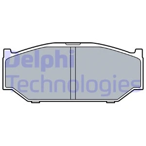 Brake Pad Set, disc brake (LP3544)
