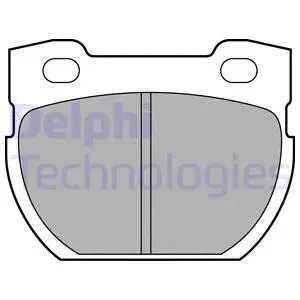 Brake Pad Set, disc brake (LP1847)